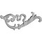 Ekena Millwork 13"W x 6 1/4"H x 3/4"P Kirke Onlay, Right ONL13X06X00KI-R - alternate 2